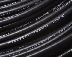 AWG14 Turnigy Black Pure-Silicone Wire (1mtr) (B14A707-06/9679)
